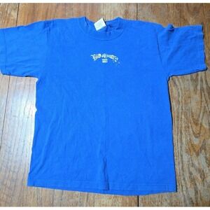 Vintage Y2K Billabong Kids XL T-Shirt Blue Surf Andโ Skate Center Spellout